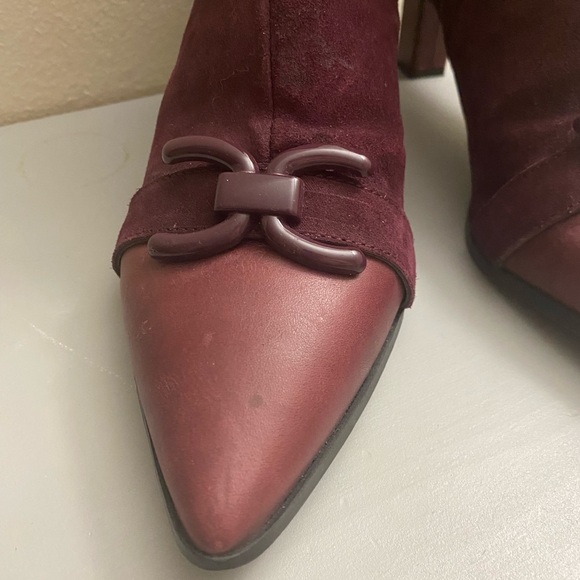 Vanely stylish women’s boots made Spain genuine leather and suede. Size 41 . - Picture 4 of 6